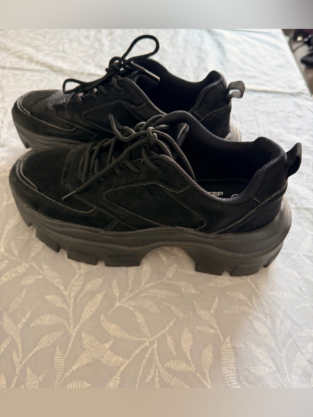 Lucky Step Memory Foam Black Sneaker